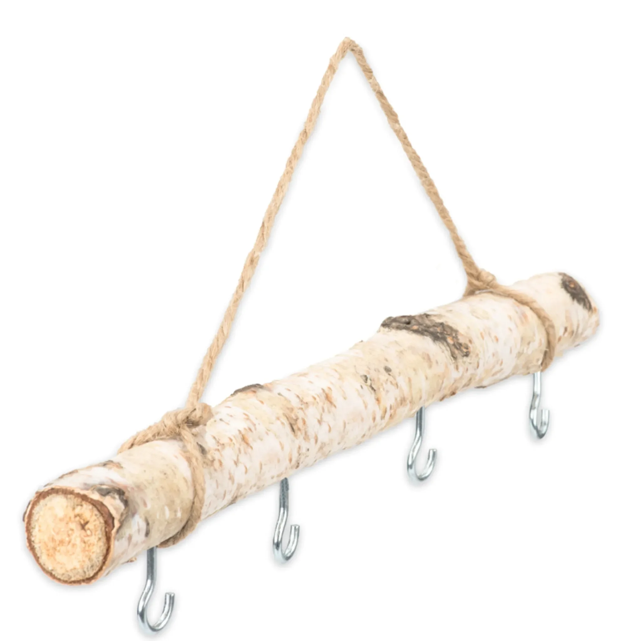 NaDeco – Birkenzweig mit Haken & Kordel 30 cm